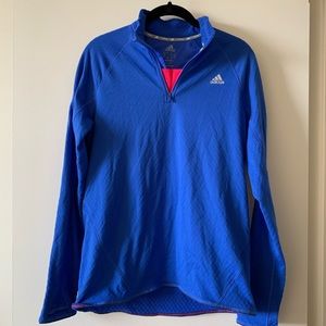 Adidas ClimaWarm running top half zip long sleeve